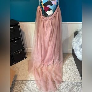 Azazie Skirt for bridesmaid, maternity shoot, bride